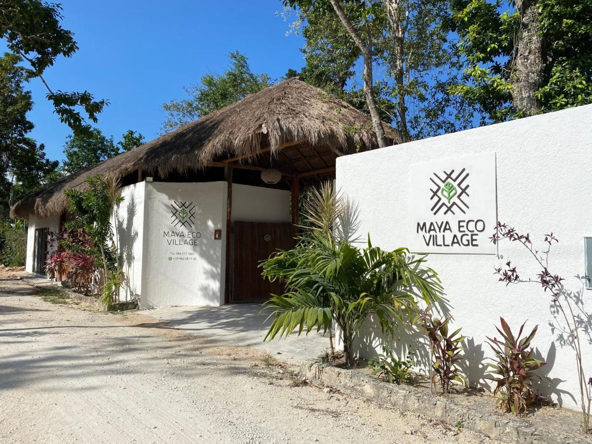 Maya Eco Village Akumal Exteriör bild